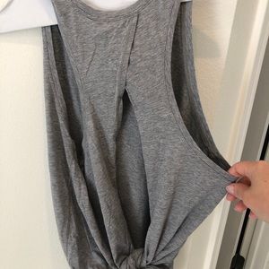 Lululemon all tied up tank grey size 8